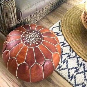 Cute Boho Moroccan Pouf (unstuffed)